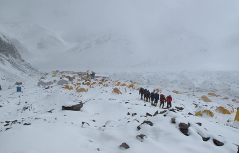 More Bad Weather At Advanced Base Camp, Moving Up Soon